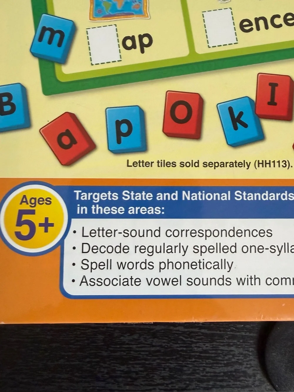 Lakeshore Tub O' Letters Practice Cards set HH112 Ages 5+ Early Literacy Phonics